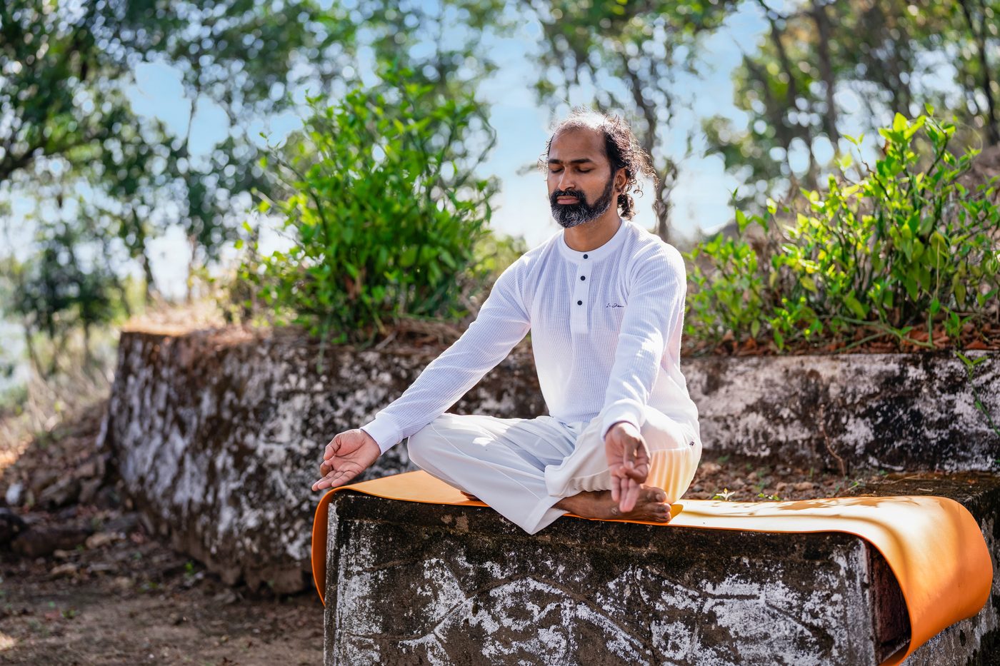 Yoga retreat at Chamundi Hill Palace Kerala