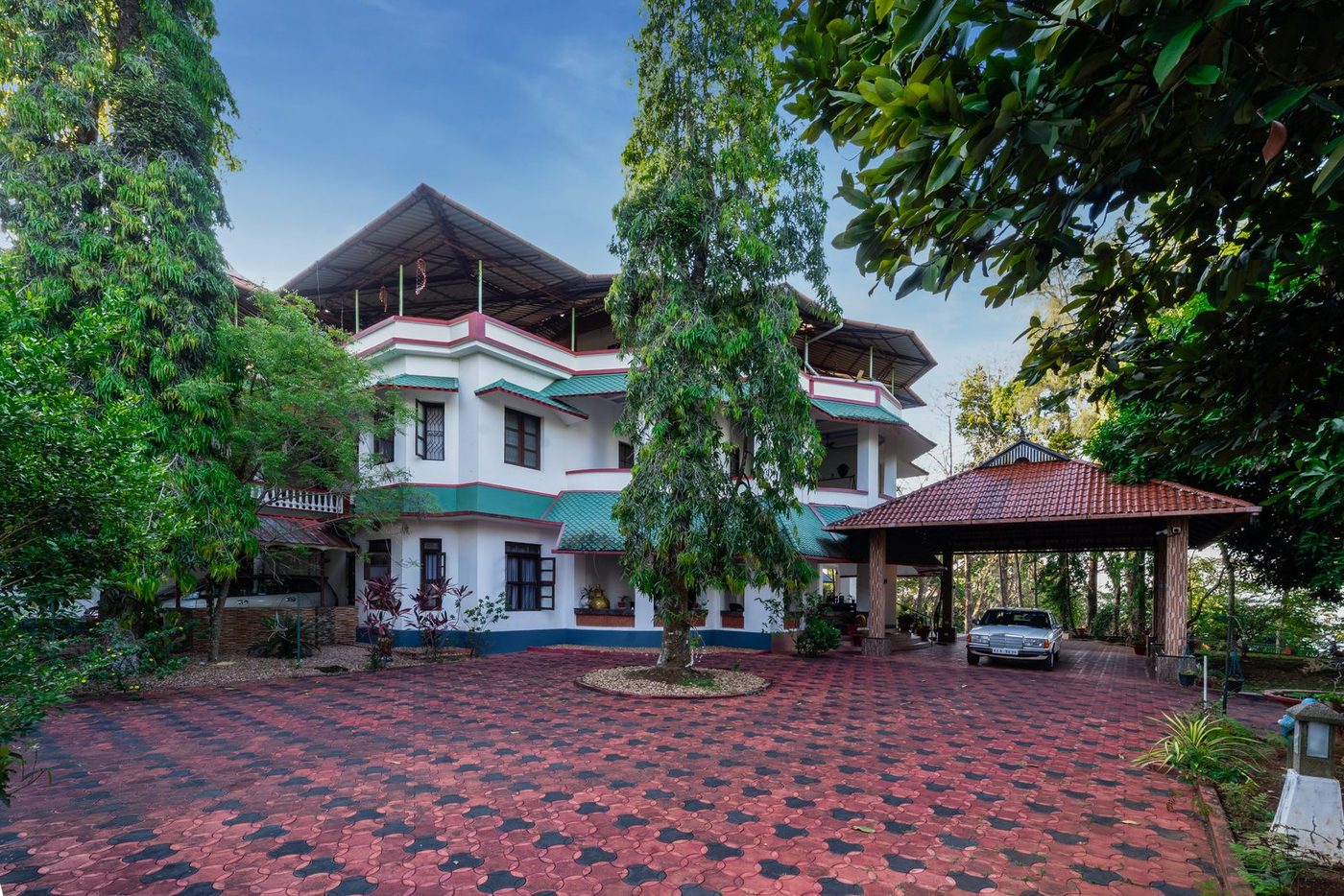The Main Resort Building At Chamundi Hill Palace Ayurveda Resort