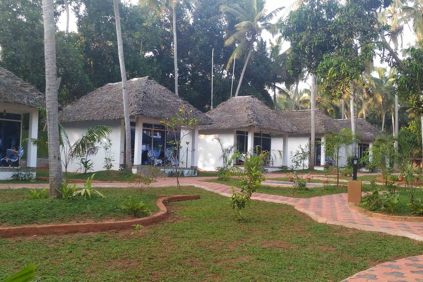 Landscaped Grounds And Guest Cottages On The Chowara Campus