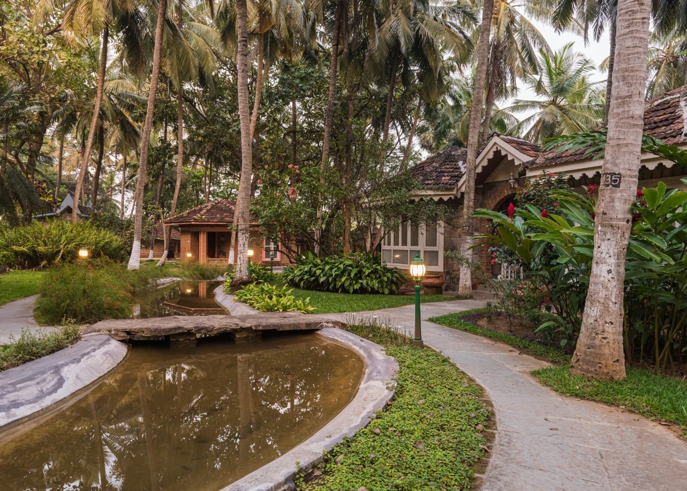 Guest Villas Beside A Stream At Kairali The Ayurvedic Healing Village, Palakkad