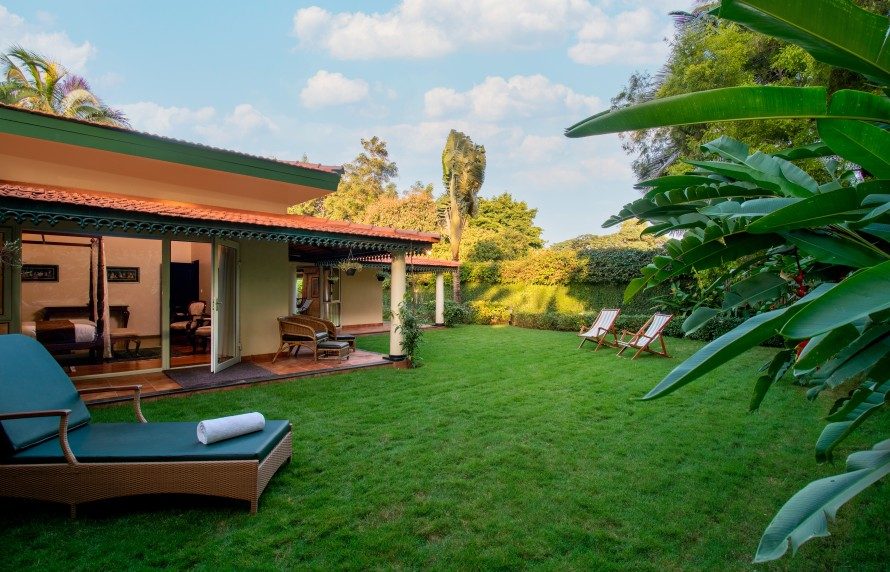 Private Garden Attached To A Guest Suite At Soukya