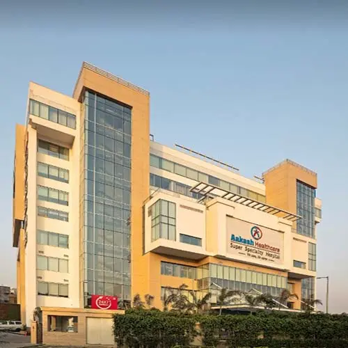 Aakash Healthcare Super Speciality Hospital, Dwarka, Delhi - Hospital Building