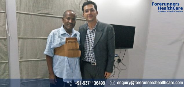Mr. Oliver From Jordan After Liver Transplant Surgery In India