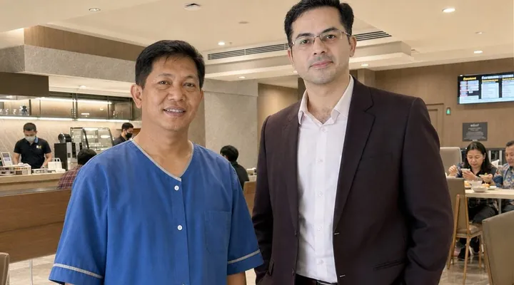 Mr. Agus Hidayat From Indonesia After Awake Brain Surgery In India