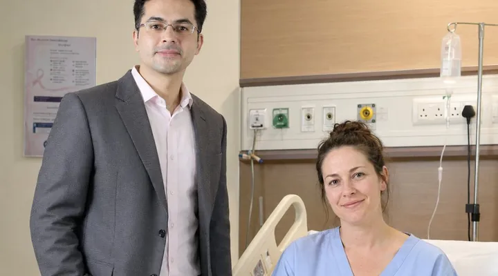 Ms. Isla Williams From New Zealand After Cytoreductive Ovarian Cancer Surgery In India