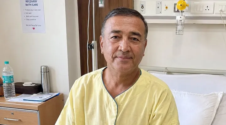 Mr. Rustam Rahmonov From Tajikistan After Hepatobiliary Cancer Surgery In India