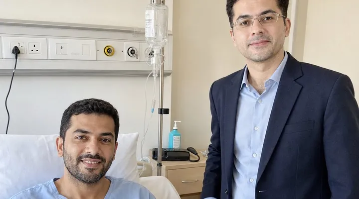 Mr. Muhammad Al-Otaibi From Saudi Arabia After Liver Transplant Surgery In India