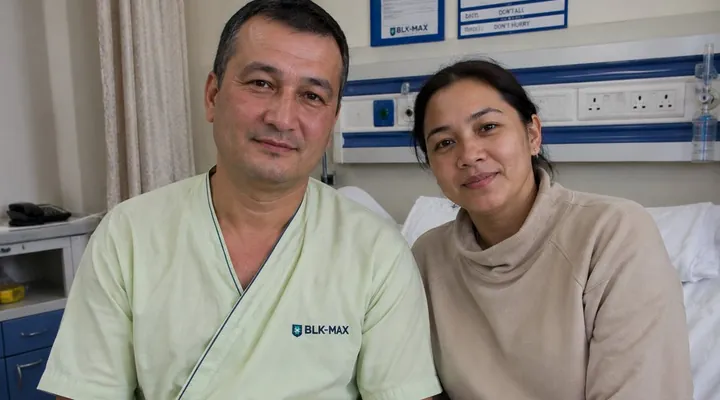 Mr. Batyr Charyev From Turkmenistan After Partial Nephrectomy Surgery In India