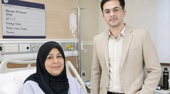 Ms. Mariam Al-Kuwari From Qatar After Robotic Cancer Surgery In India
