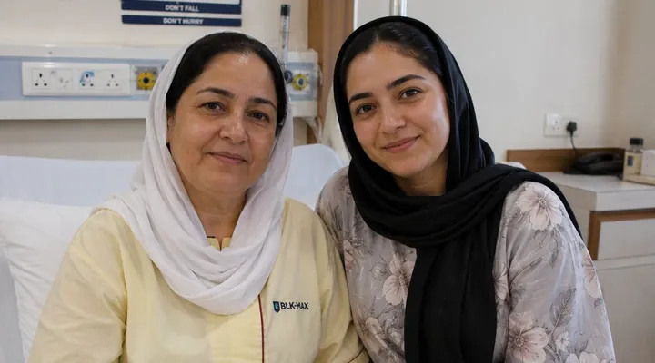 Ms. Homa Ahmadzai From Afghanistan After Total Hysterectomy Surgery In India