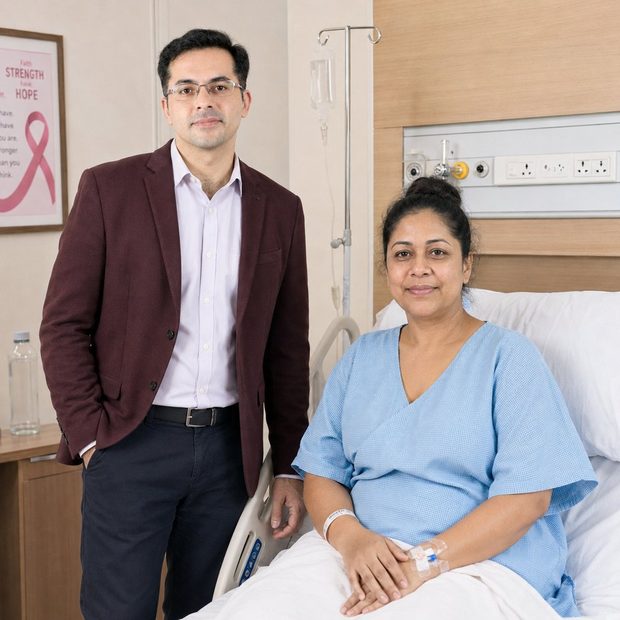 Ms. Bibi Persaud From Guyana After Breast Cancer Surgery With Reconstruction In India