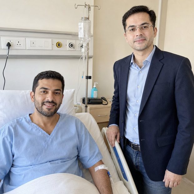 Mr. Muhammad Al-Otaibi From Saudi Arabia After Liver Transplant Surgery In India