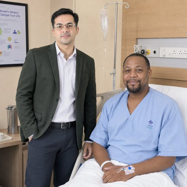 Mr. Michael Brown From Jamaica After Sleeve Gastrectomy Surgery In India
