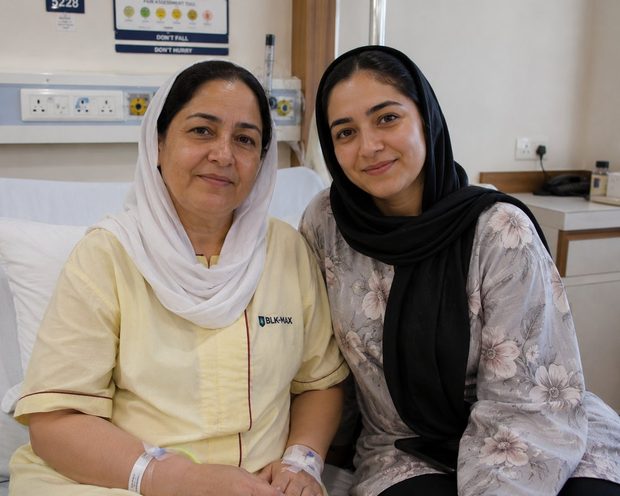 Ms. Homa Ahmadzai From Afghanistan After Total Hysterectomy Surgery In India