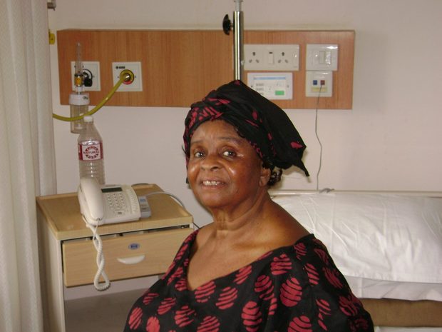 Mrs. Mary Emegwa — Knee Replacement Surgery India Uganda Patient