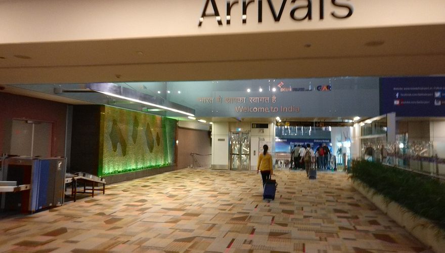 International Arrivals Hall At Indira Gandhi International Airport, New Delhi