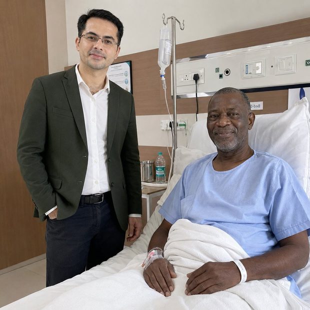 Mr. Kwame Owusu From Ghana After HIPEC Surgery For GI Cancer In India