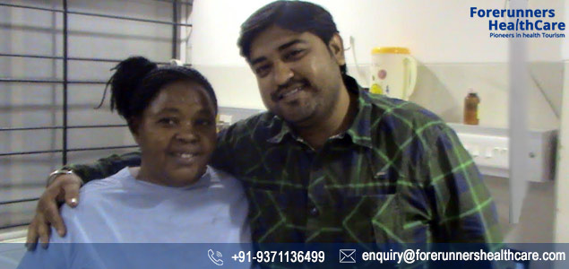 مريض فريتاون سيراليون يحصل على جراحة ناجحة للسكري في الهند